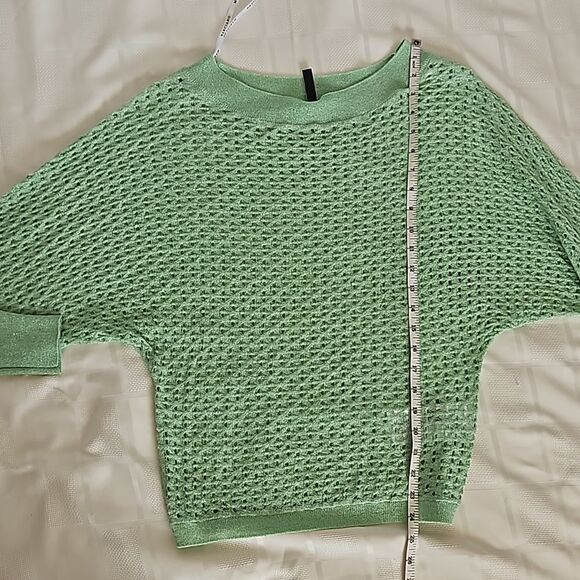 Marciano Women's Tony Sweater Top With Long Sleeves Small Mellow Mint - Picture 12 of 16
